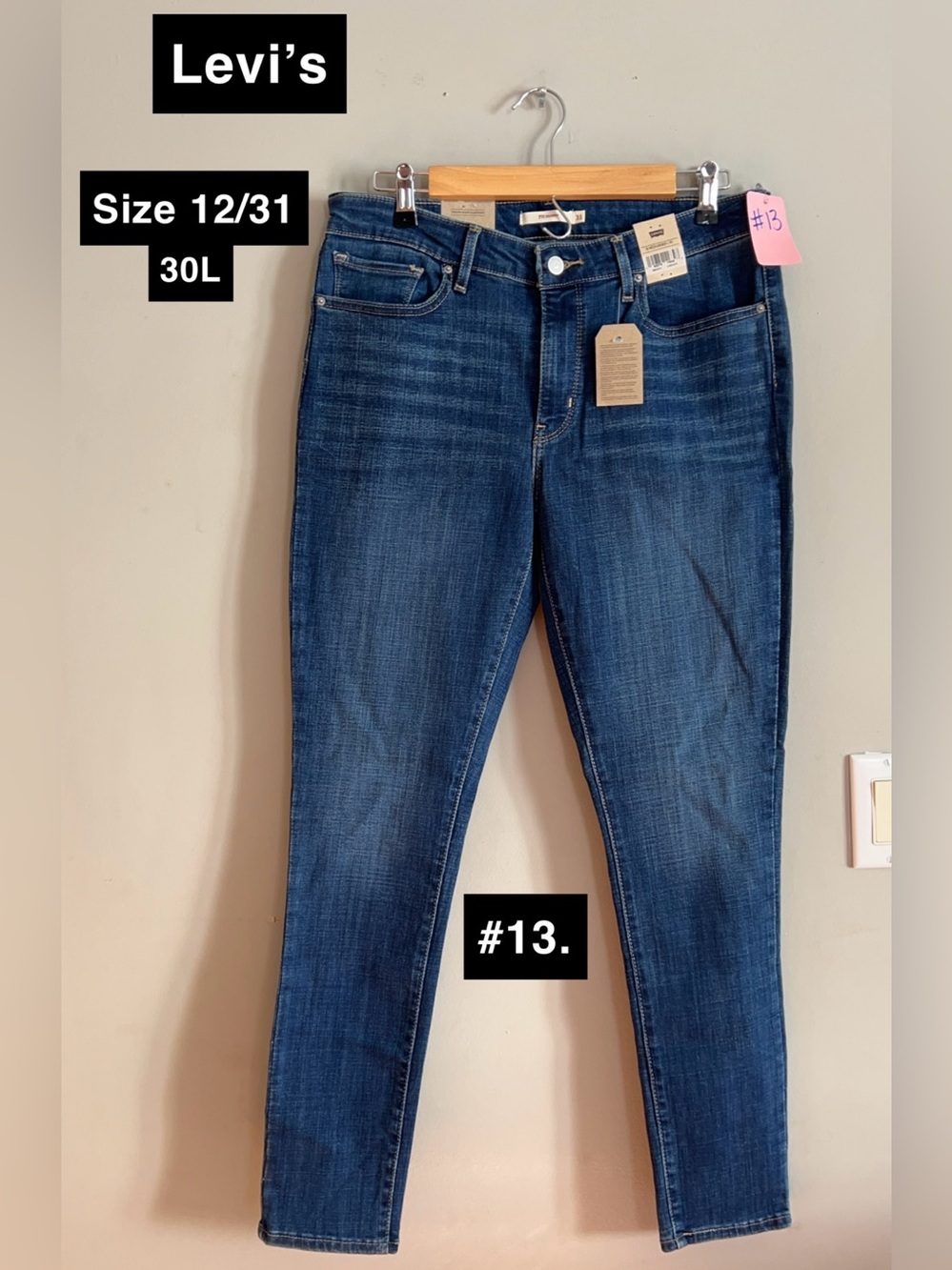 Levi's Dark Blue Skinny Jeans for Women